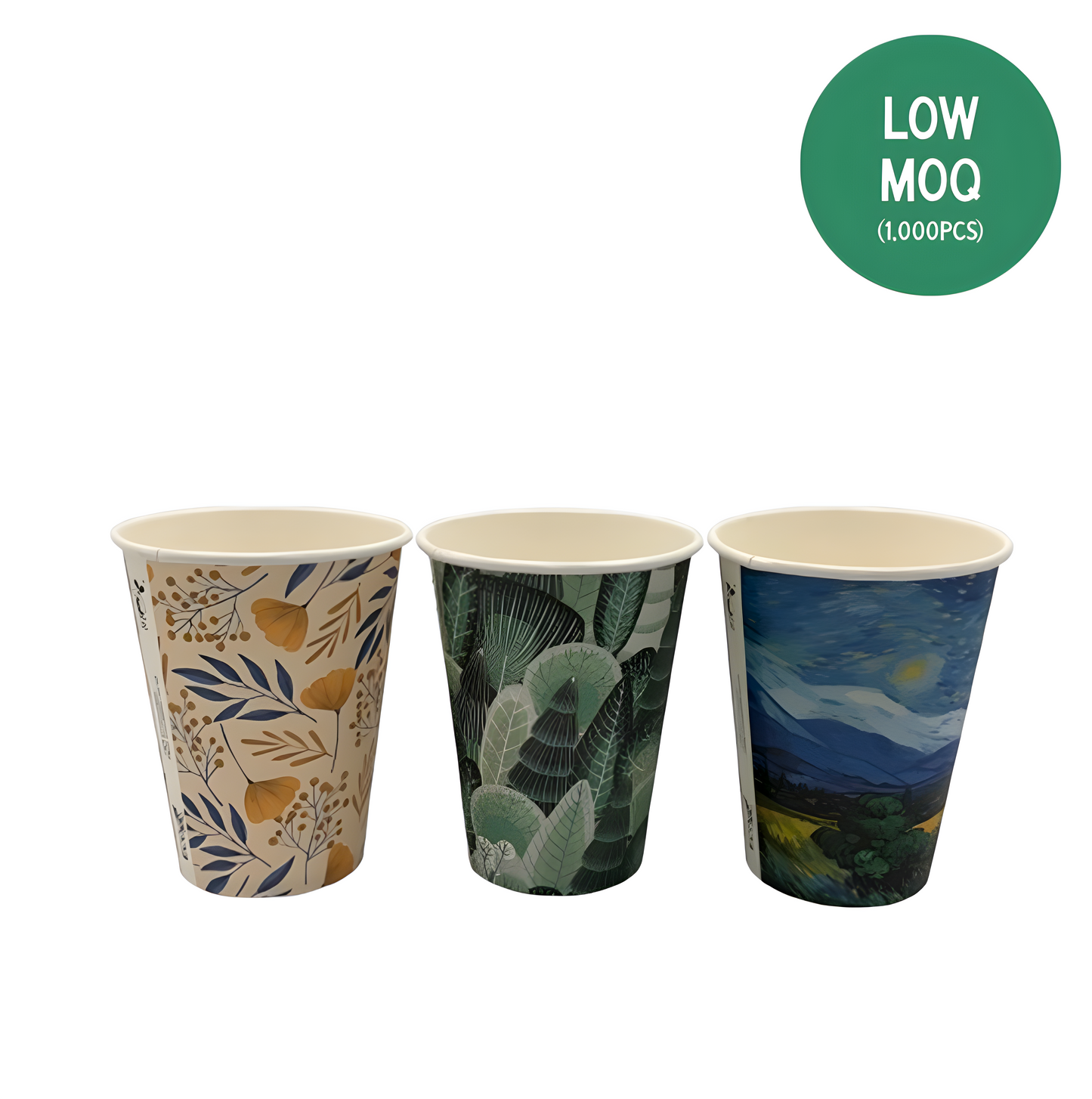 Pattern Cups - Single Wall